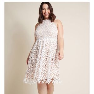 Sleeveless white dress. New with tags!